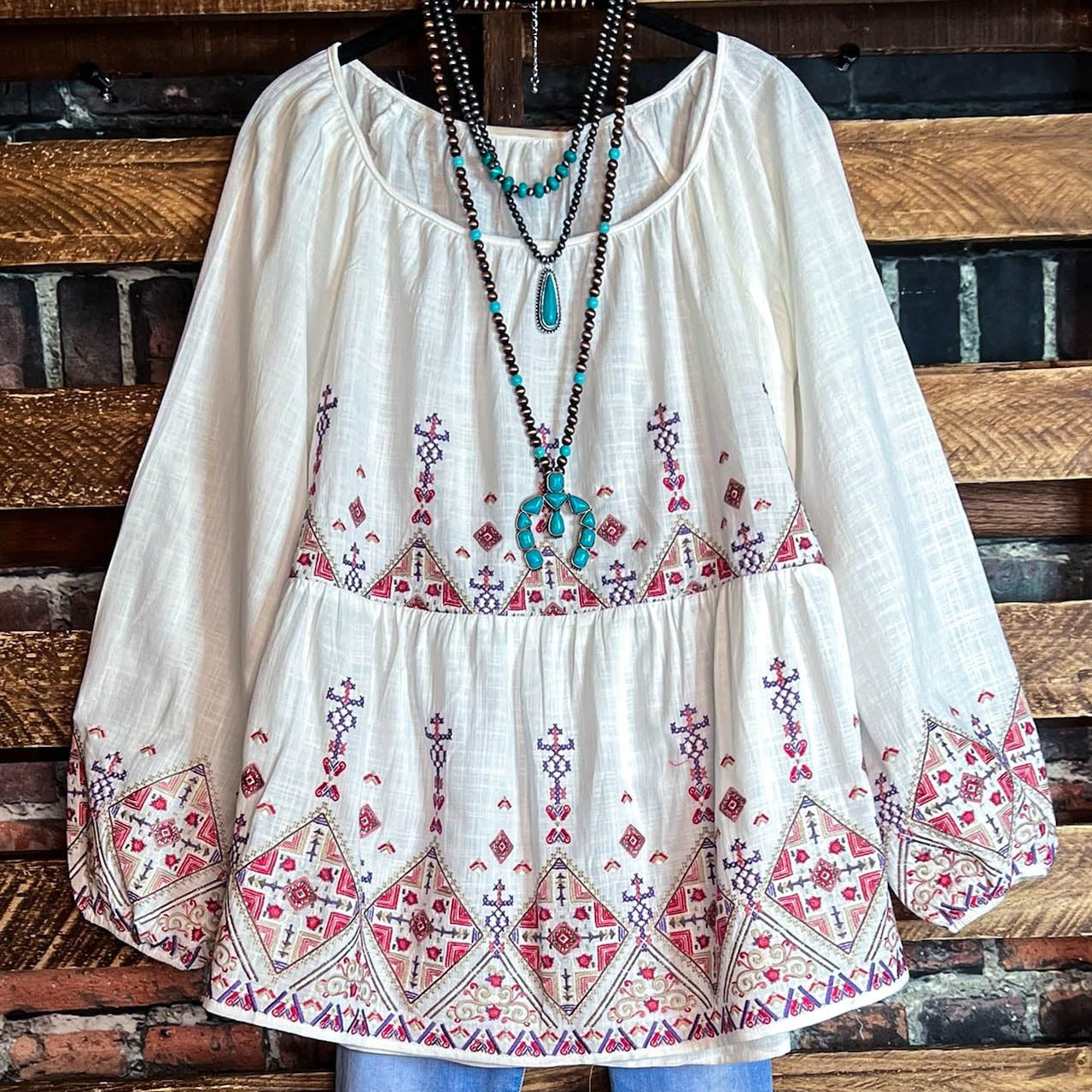 DESERVE THE BEST IVORY 100% COTTON EMBROIDERED TOP – Life is Chic Boutique