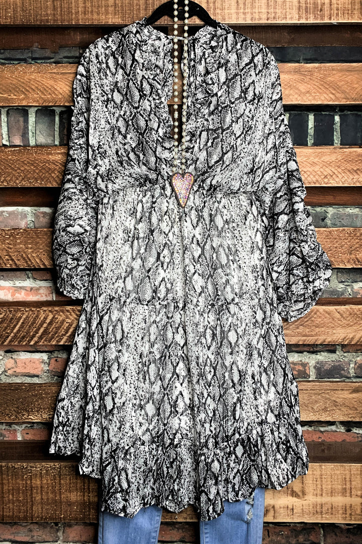 Dress Animal Print in Gray Mix------------SALE
