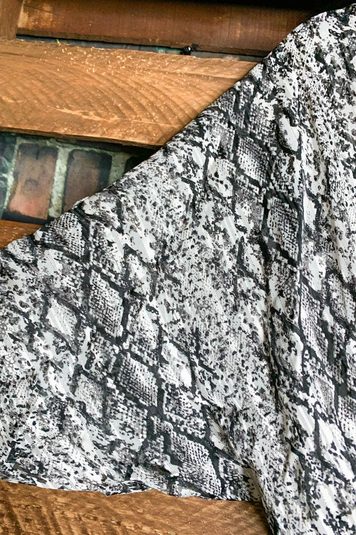 Dress Animal Print in Gray Mix------------SALE