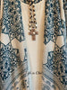 BOHO FREE SPIRIT KIMONO IN TEAL & NATURAL
