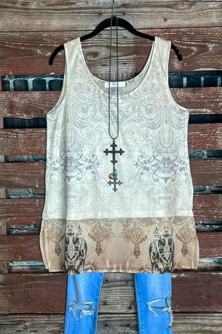 SO SWEET ROMANCE WHITE LACE SHABBY SLIP DRESS EXTENDER TOP