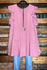 ADORABLY YOURS DRESS CASUAL IN MAUVE--------SALE