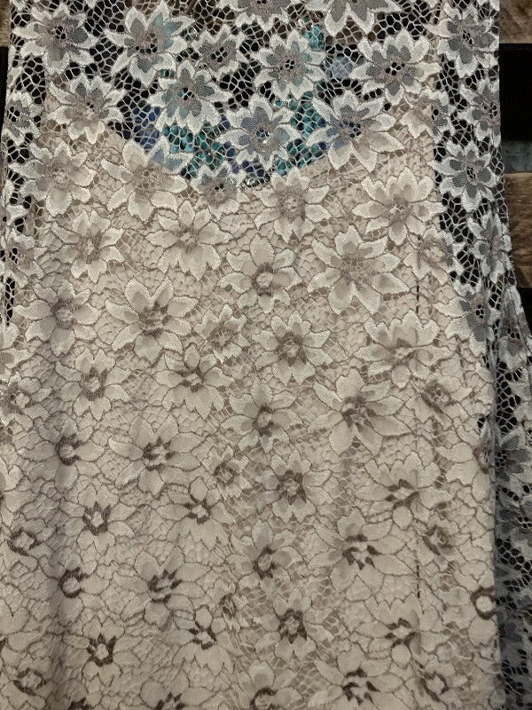 6-16 SIZE - BOHO LACE BROWN VEST---------SALE