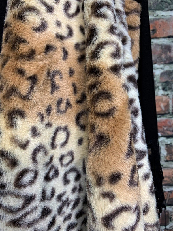 COLD WEATHER STYLISH CHARM FAUX FUR LEOPARD VEST