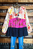 Feels Like Love To Me Babydoll Tunic Multi-Color