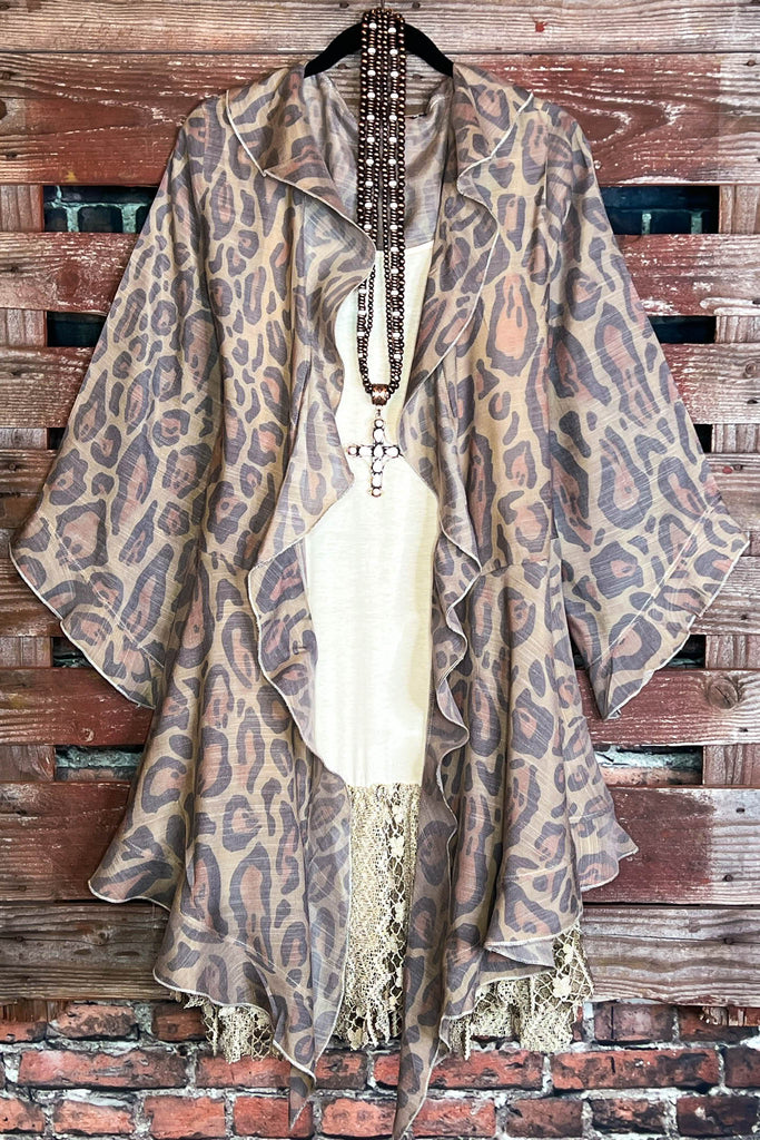 YOU'LL BE MINE FABULOUS LEOPARD CARDIGAN