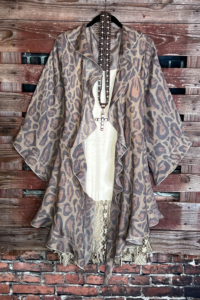 YOU'LL BE MINE FABULOUS LEOPARD CARDIGAN