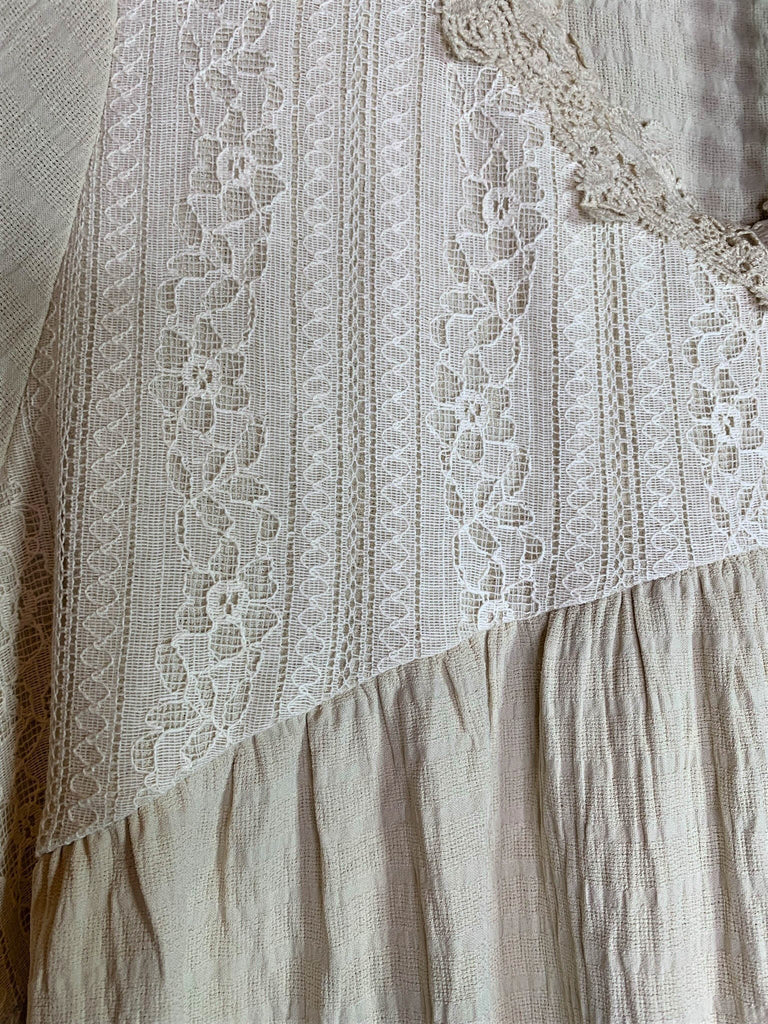 BEIGE LACE TUNIC-----------------SALE