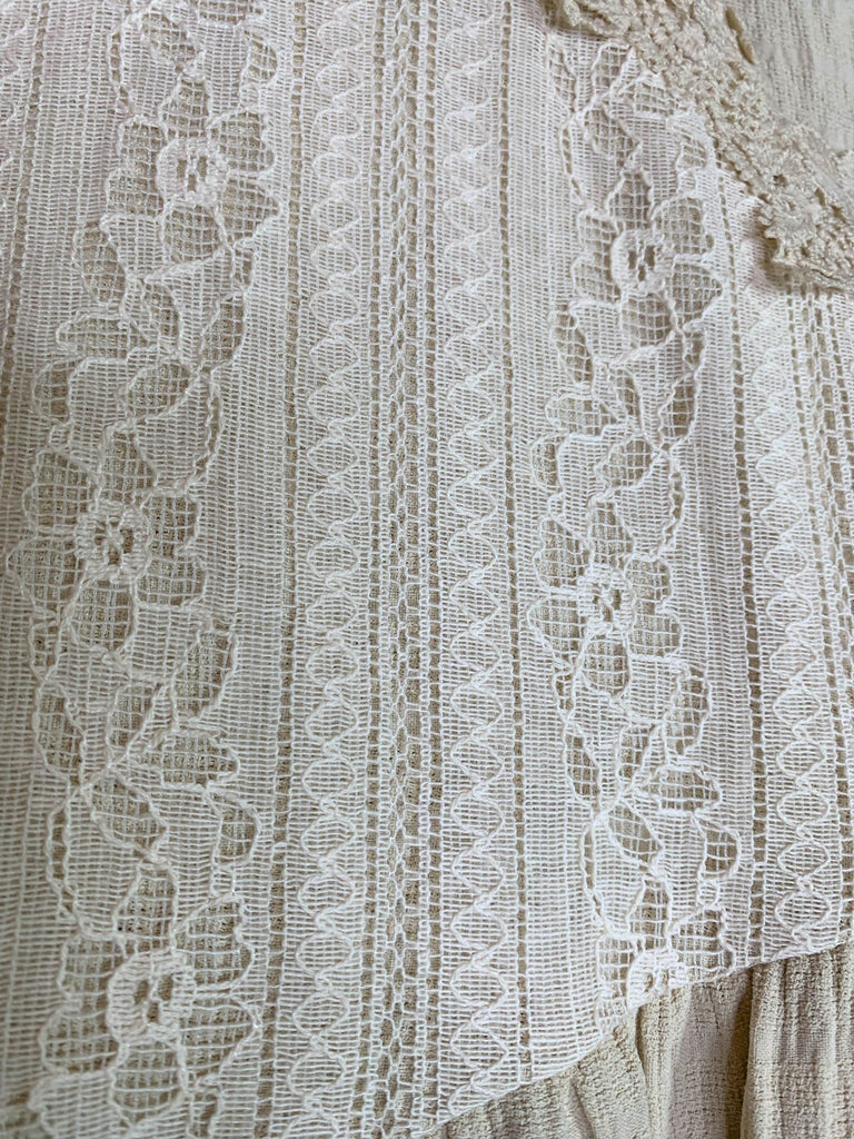 BEIGE LACE TUNIC-----------------SALE