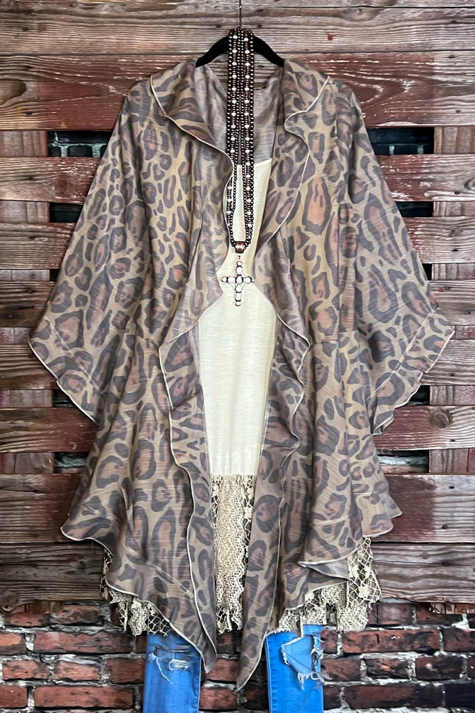 YOU'LL BE MINE FABULOUS LEOPARD CARDIGAN