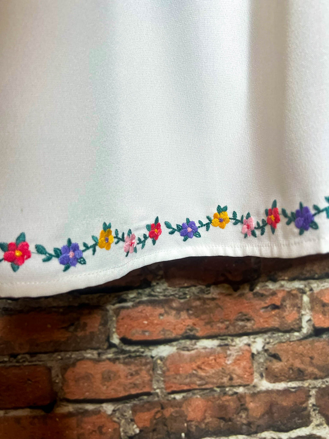 Lovely New Day Lace Embroidered Blouse in Ivory---------Sale