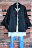 Downtown Loving Moment Lace & Black Denim Jacket