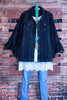 Downtown Loving Moment Lace & Black Denim Jacket