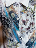 SOMETHING WONDERFUL LACE JACKET IN FLORAL & FEATHER PRINT