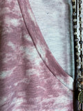 Camo Sweater Tunic in Vintage Pink  3X 4X 5X ------------SALE