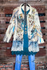 SOMETHING WONDERFUL LACE JACKET IN FLORAL & FEATHER PRINT