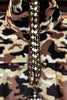 Brown Camo Faux Fur Pullover  ------- SALE
