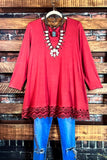 PIECES OF LOVE LACE MARSALA T-SHIRT TOP