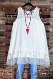 S-M-L   FOR ALL MY LIFE LACE DRESS IN WHITE  -------SALE