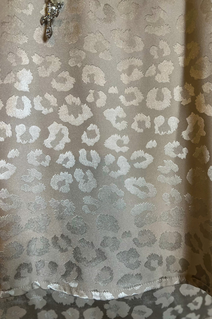 TIMELESS GLAMOUR SATIN BLOUSE IN CHAMPAGNE ------- SALE