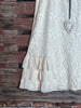 GRACEFULL SONG LACE BEIGE TUNIC--------------SALE