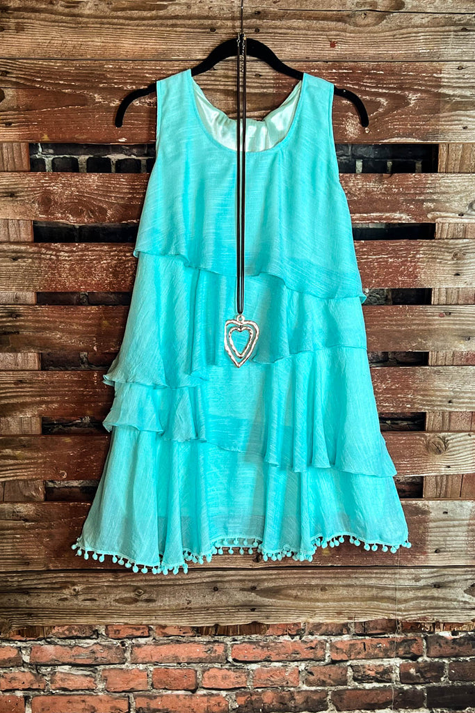 SWEET INTENTIONS TUNIC IN MINT---------sale