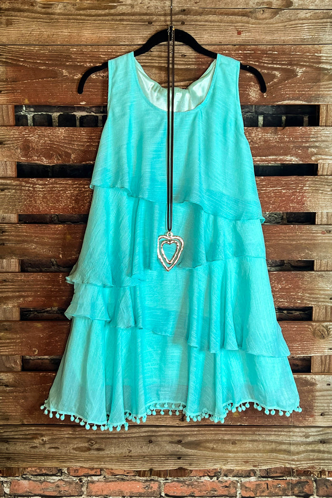 SWEET INTENTIONS TUNIC IN MINT---------sale