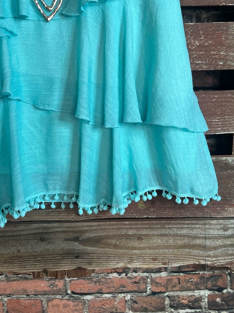 SWEET INTENTIONS TUNIC IN MINT---------sale