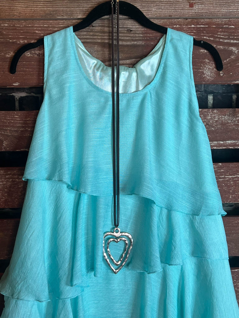 SWEET INTENTIONS TUNIC IN MINT---------sale