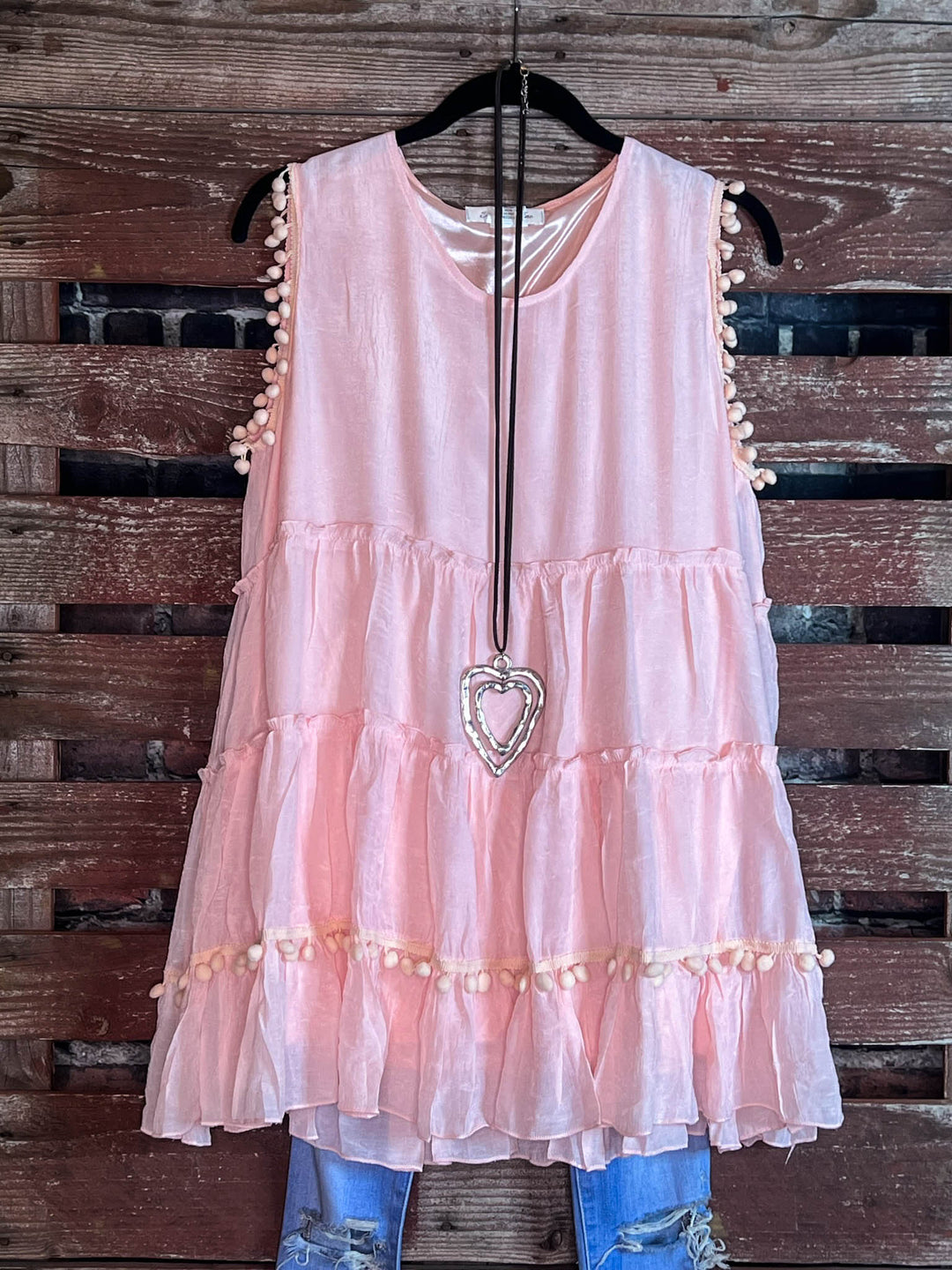 AS CUTE AS THEY COME POM POM BABYDOLL IN PINK ---------SALE