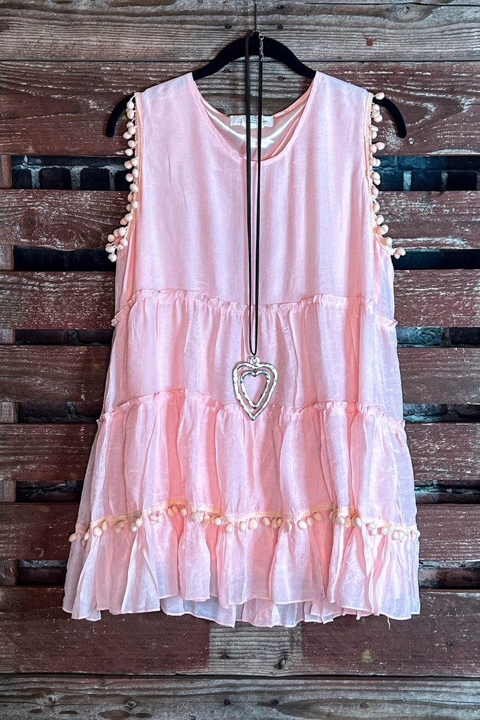 AS CUTE AS THEY COME POM POM BABYDOLL IN PINK