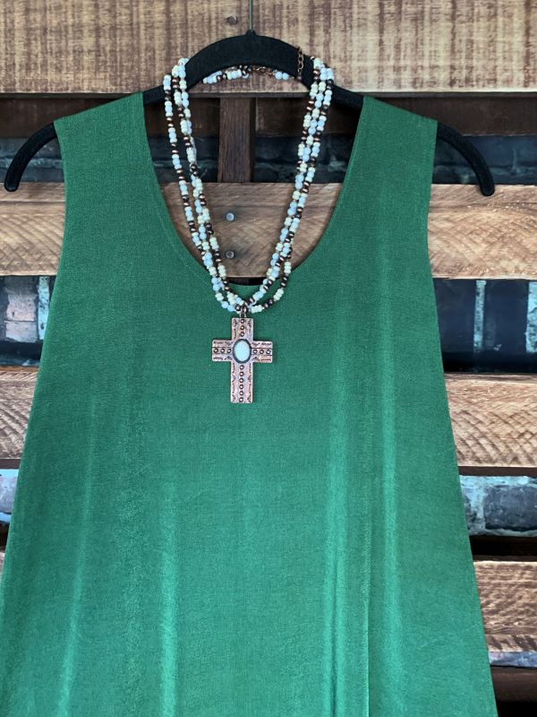 DRESS TUNIC IN OLIVE------------SALE