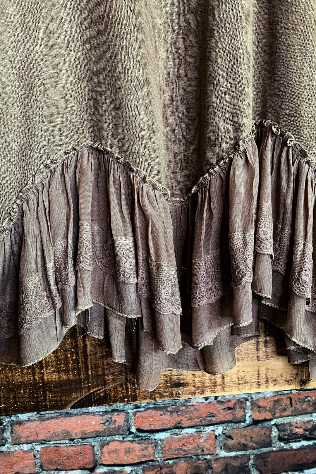 WONDERFUL FEELING TUNIC DRESS IN MOCHA