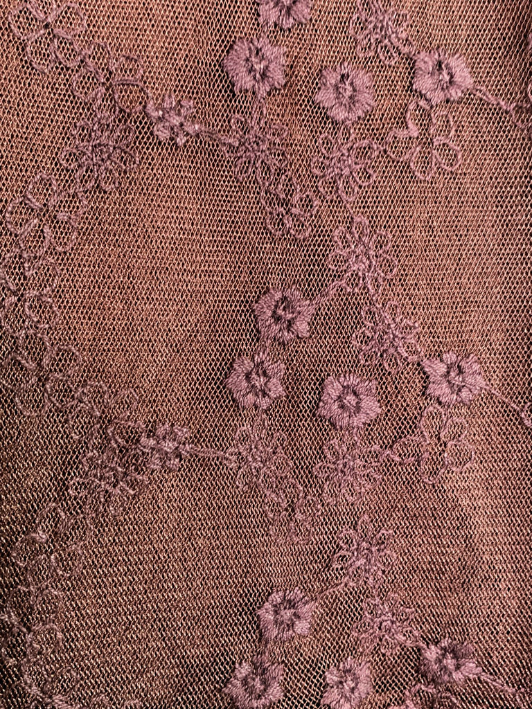 Uptown Sweet Moments Brown Lace Top------------SALE