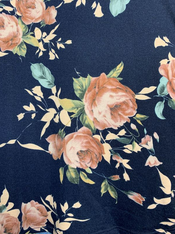 16-20 NAVY GARDEN TUNIC FLORAL PRINT---------SALE