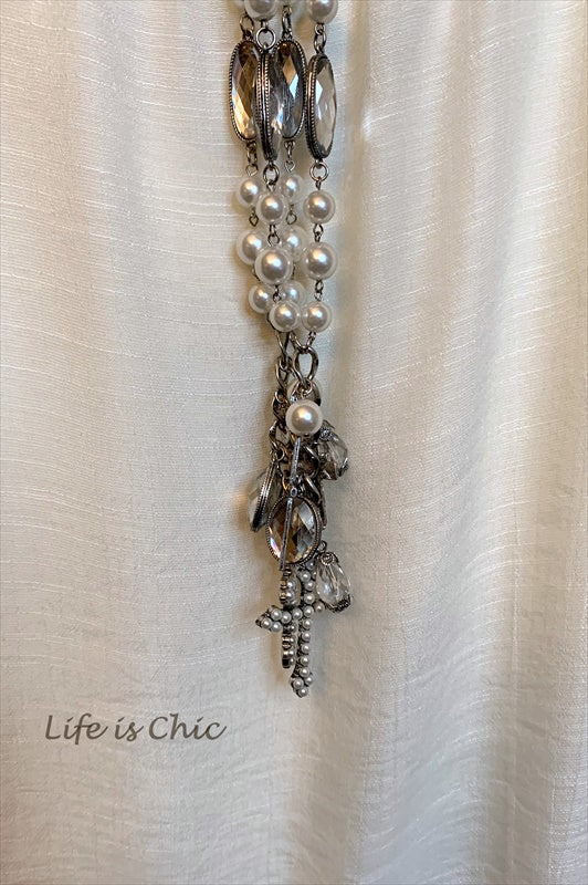 LOVELY & FAB POLKA DOT DRESS IN BEIGE & MOCHA-LARGE-----------SALE