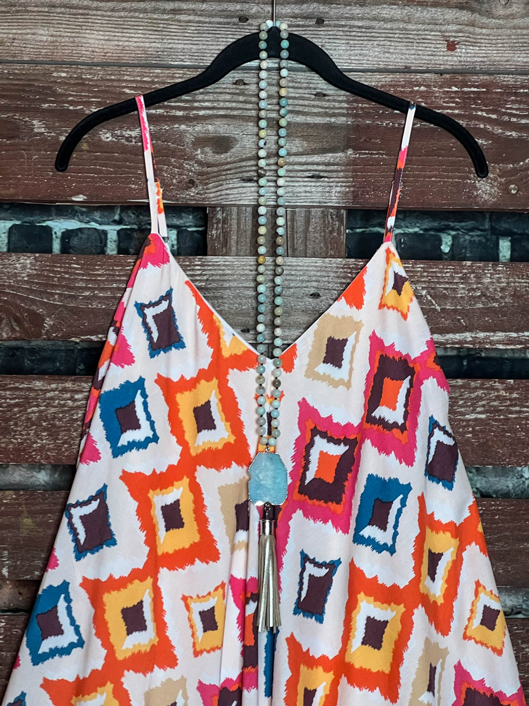 MULTI-COLOR SLEEVELESS LINED DRESS-----------SALE