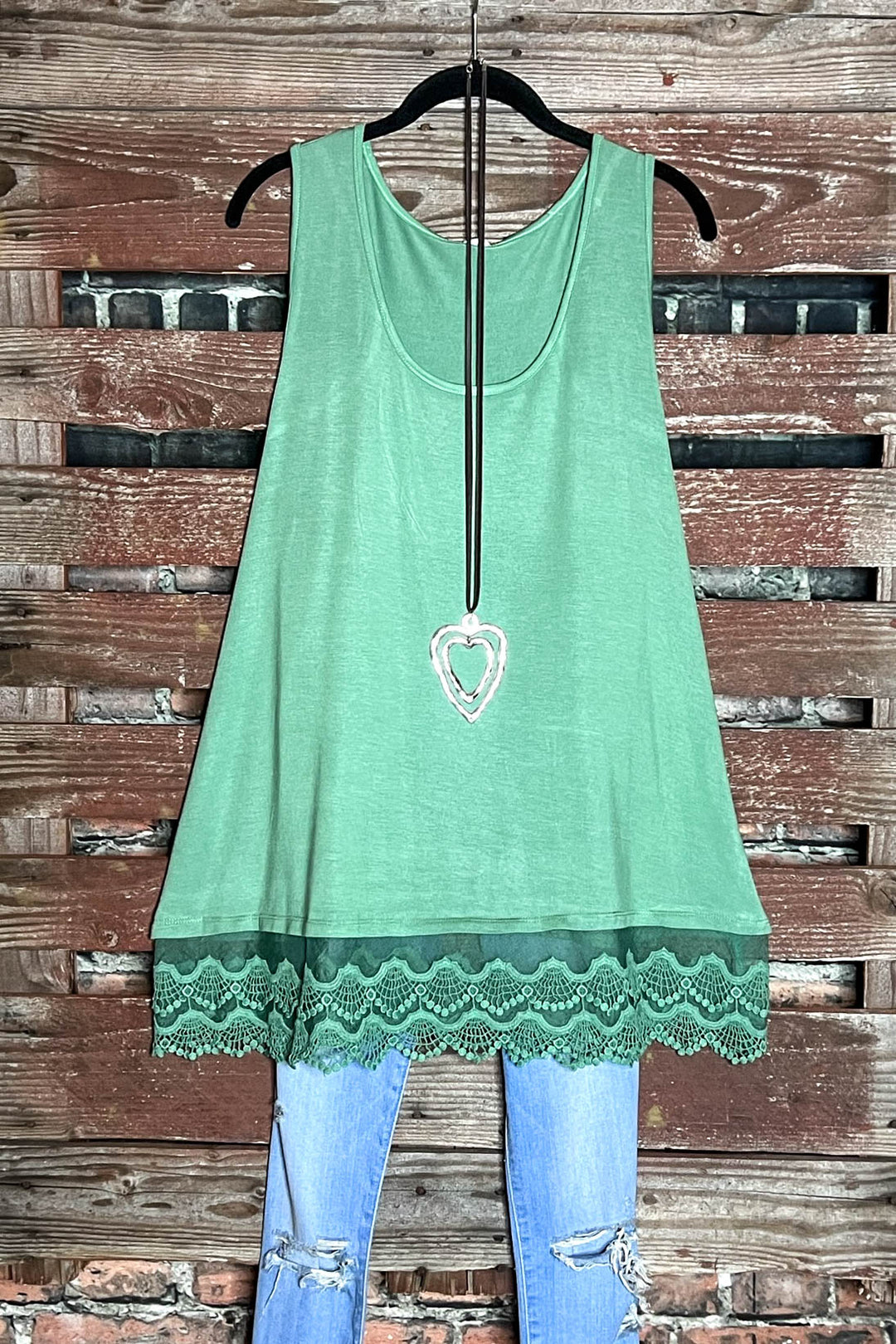 LACE SLIP DRESS EXTENDER TOP IN SAGE---------SALE Life is Chic Boutique LACE SLIP DRESS EXTENDER TOP IN SAGE---------SALE Life is Chic Boutique
