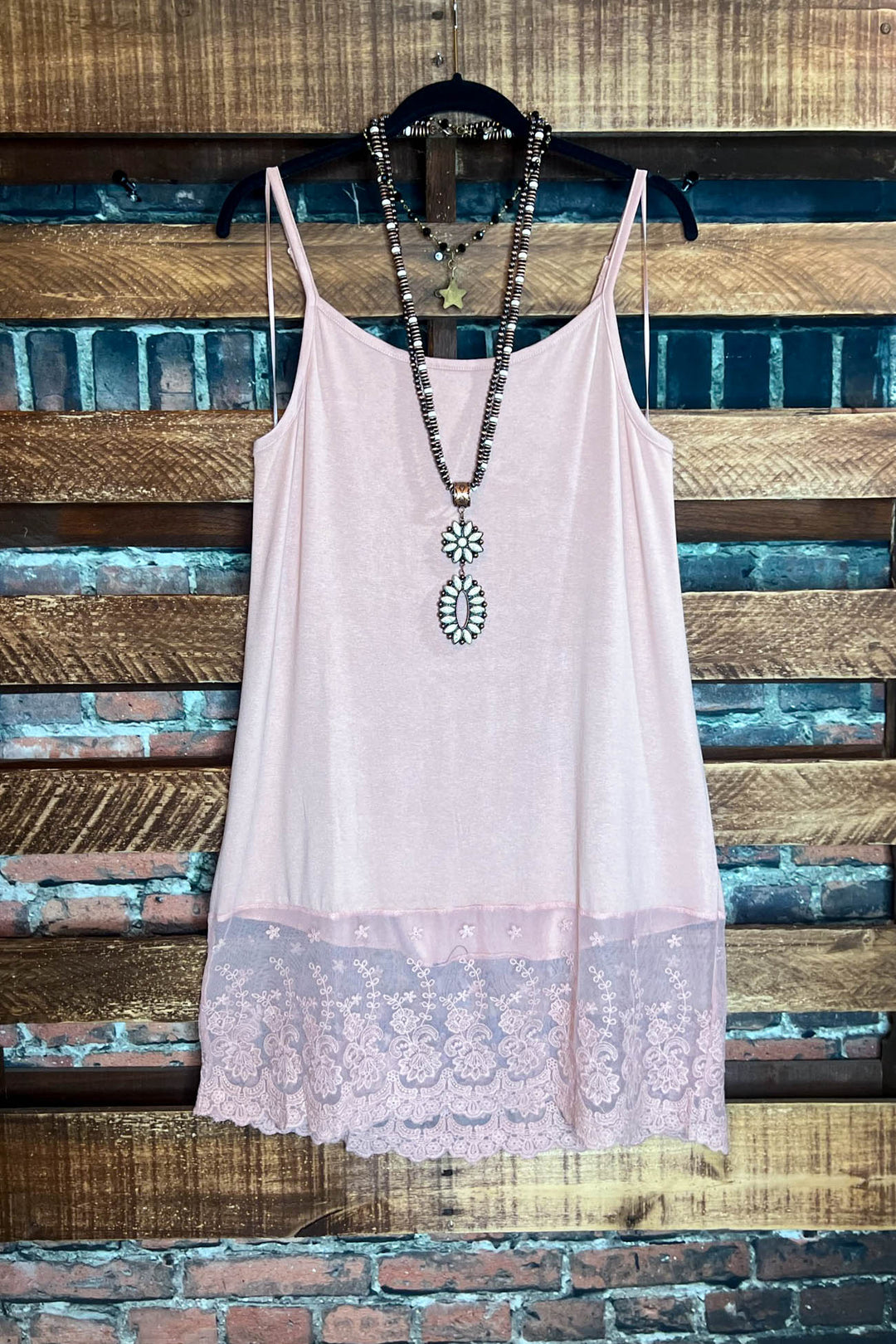 Lace Slip Dress Extender in Apricot-----------Sale