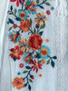 Give Me Good Times Ivory Embroidered Floral Tunic