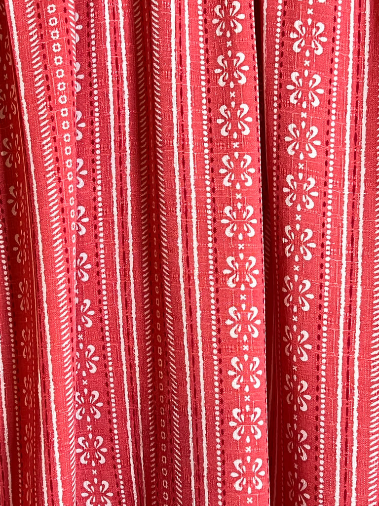 TOGETHER AS ONE HEART BLUE RED & WHITE OVERSIZED TOP