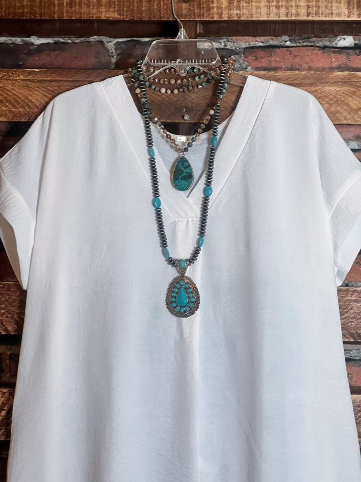 SIMPLY PERFECT TOP IN OFF WHITE-------SALE
