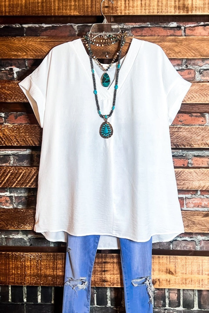 SIMPLY PERFECT TOP IN OFF WHITE-------SALE