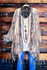Like a Love Song Vintage-Inspired Lace Cardigan in Beige Turquoise