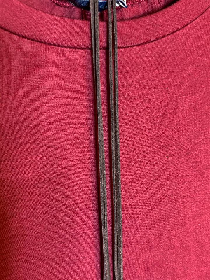 Medium Size Tunic in Burgundy -----------SALE