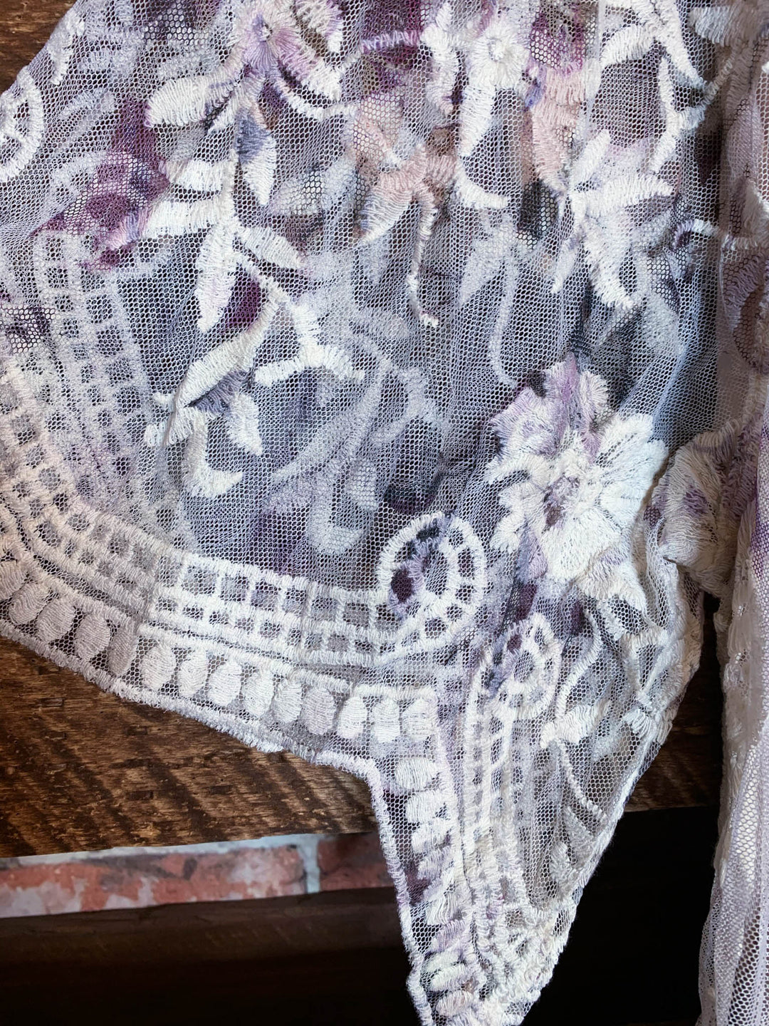 LOVE FOR A LIFETIME FLORAL LACE DUSTER KIMONO