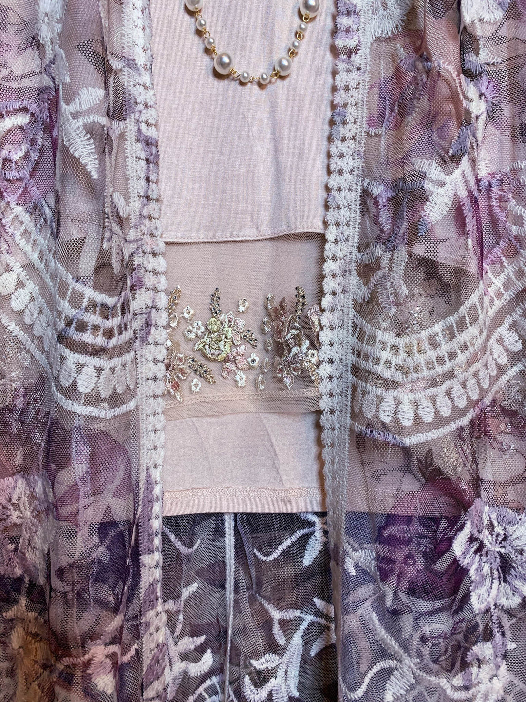 LOVE FOR A LIFETIME FLORAL LACE DUSTER KIMONO