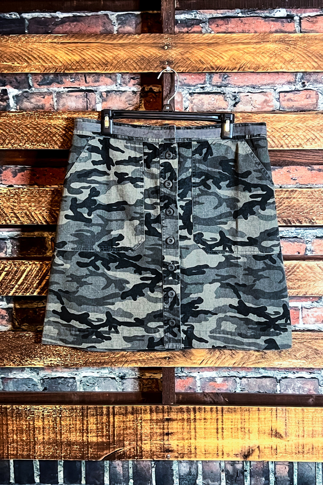 CAMO 100% COTTON SKIRT---------SALE