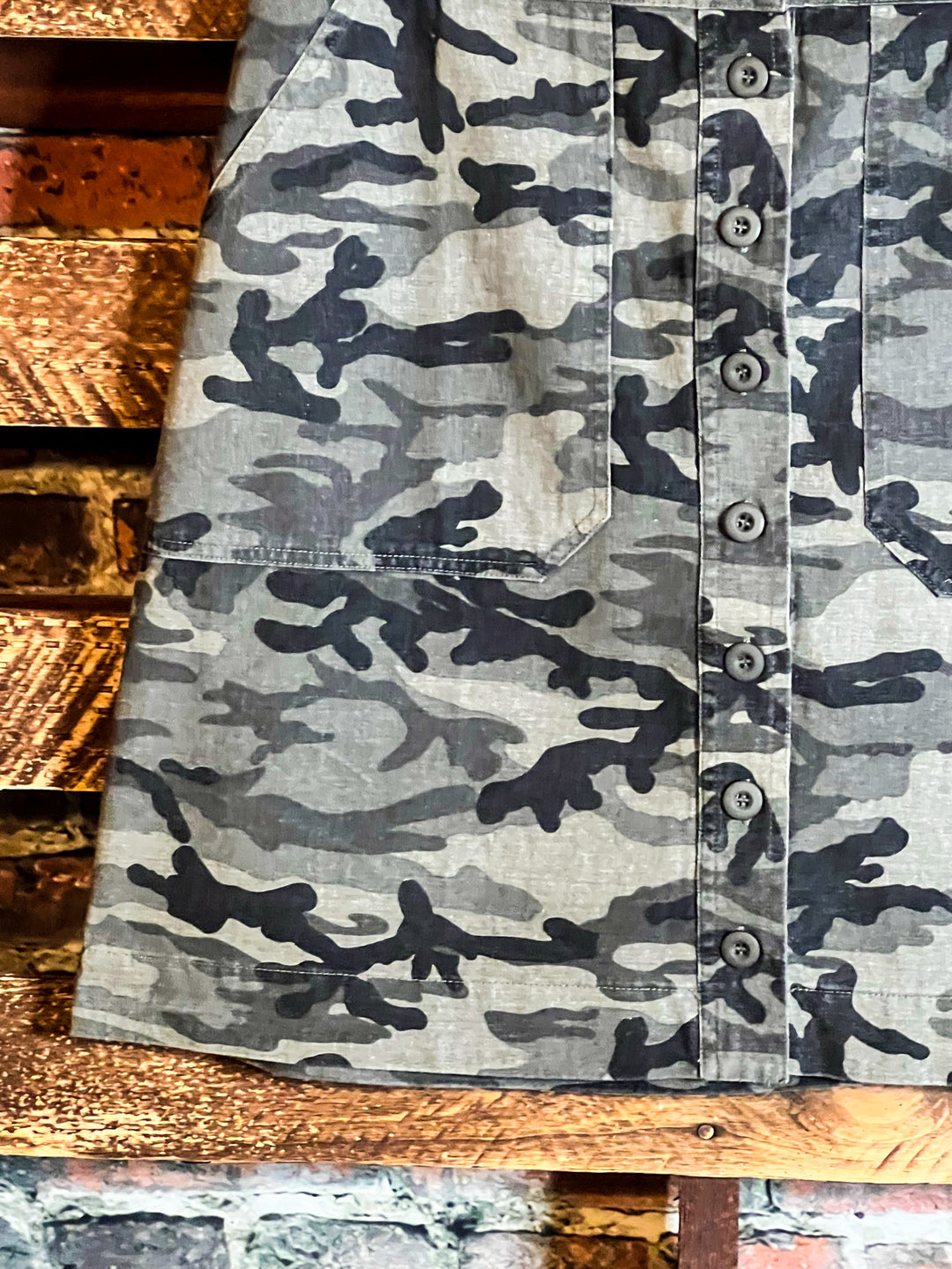CAMO 100% COTTON SKIRT---------SALE