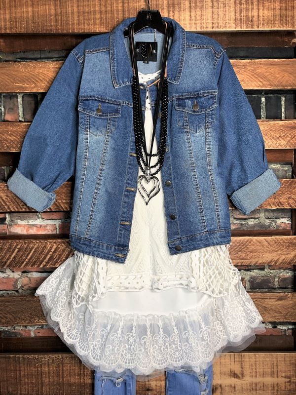 MY GO TO STYLE ICON JACKET BLUE DENIM